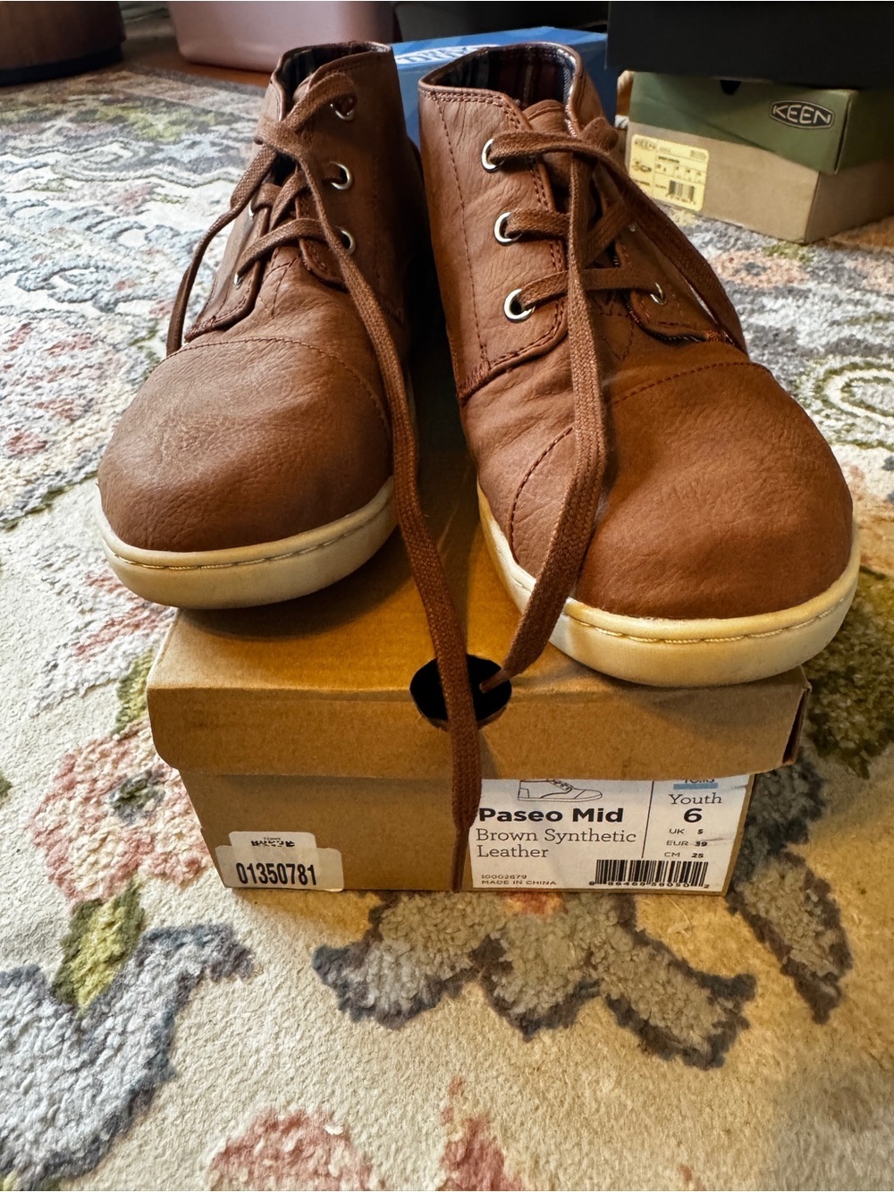 Toms Brown Paseo Boots